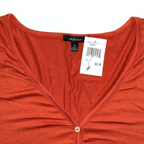 Ambiance V-Neck Short Sleeve Shirt Bundle | Light Weight & Stretchy | 2 for 1 - Picture 5 of 11